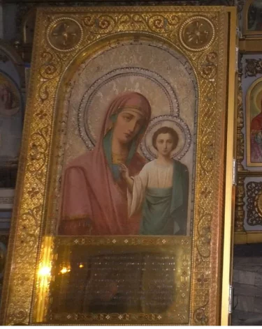 В Мыски прибыла главная чудотворная святыня Алтайского края