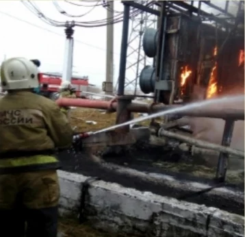 Фото: На подстанции в Кузбассе произошёл пожар 1