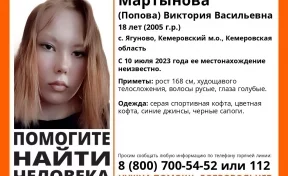 В Кемеровском округе начались поиски пропавшей без вести 18-летней девушки