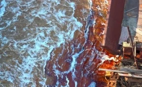 Из космоса сделали снимки места разлива топлива в Норильске 