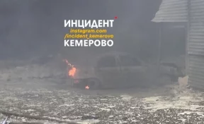 Появилось видео последствий пожара в производственных цехах в Кемерове