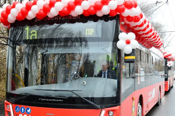 В Новокузнецке открыли новый троллейбусный маршрут