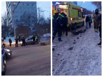 Фото: В ГИБДД рассказали подробности ДТП со сбитыми на остановке пешеходами в Кемерове 1