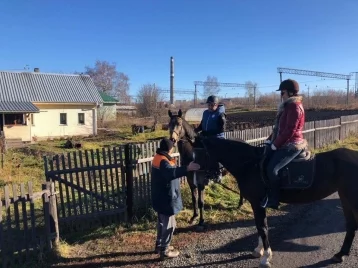 Фото: Сергей Цивилёв с женой на лошадях совершили объезд Рудничного района Кемерова 1