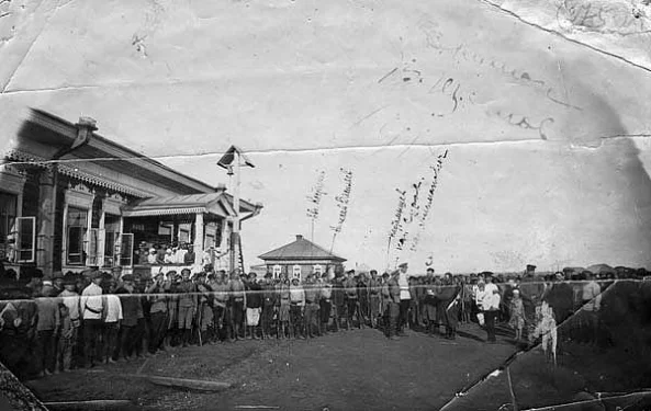 Белогвардейский корпус, участники событий 1918 года. Фото: сообщество «Мы из старого Кемерово»