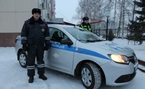 Ролик о помощи кузбасских полицейских дальнобойщику набрал в TikTok 1 млн просмотров