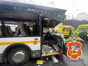 Фото: 7 человек пострадали в ДТП с автобусом Чехов — Москва и грузовиком 1
