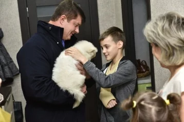 Фото: Путин подарил ярославскому школьнику щенка овчарки 1