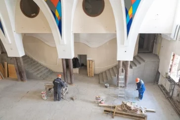 Фото: Кемеровчанам показали, как идёт капитальный ремонт в Театре для детей и молодёжи 4