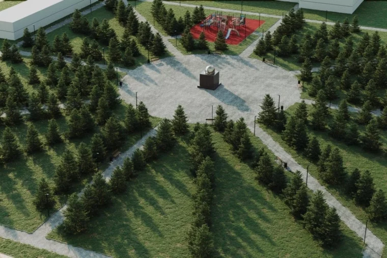 Фото: Губернатор Кузбасса показал проект нового сквера в столице областного Дня шахтёра 2