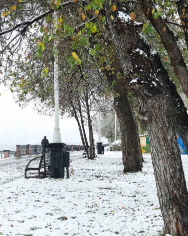 Ещё не зима: Кемерово в снегу