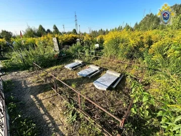 Фото: В Кузбассе следователи ищут очевидцев разгрома вандалами городского кладбища 1