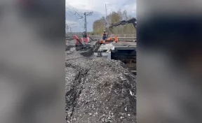 Мэр Кемерова показал стройплощадку на путепроводе по улице Марата