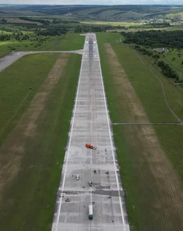 В аэропорту Новокузнецка реконструируют взлётно-посадочную полосу за 6 млрд рублей 