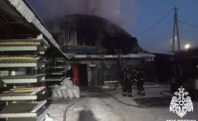 В Новокузнецке сотрудники МЧС спасли человека на пожаре