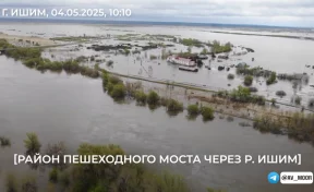 В Тюменской области уровень воды в реке Ишим за сутки поднялся на полметра