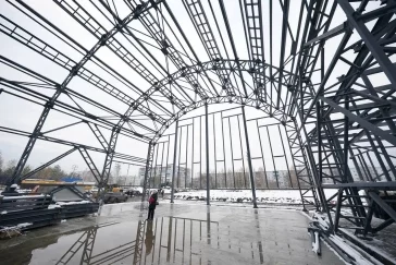 Фото: Илья Середюк: модульный бассейн в Прокопьевске сдадут до конца 2025 года 1