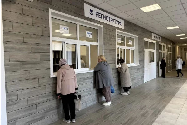 В Прокопьевске впервые за 36 лет отремонтировали самую большую городскую поликлинику