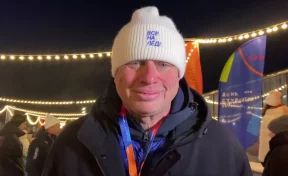 Олимпийский чемпион Николай Гуляев принял участие в забеге конькобежцев в Кемерове