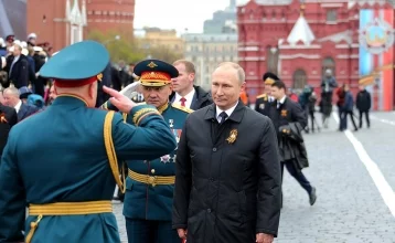 Фото: Владимир Путин возглавил шествие «Бессмертного полка» 1