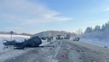 Фото: В Топкинском округе в ДТП с легковым автомобилем и грузовиком погибли 5 человек 1