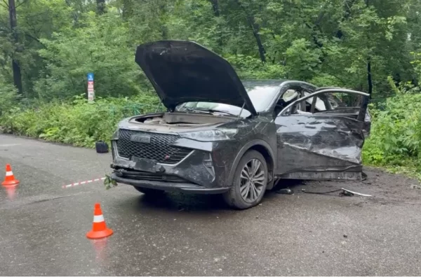 В Новокузнецке кроссовер врезался в дерево: погибли двое