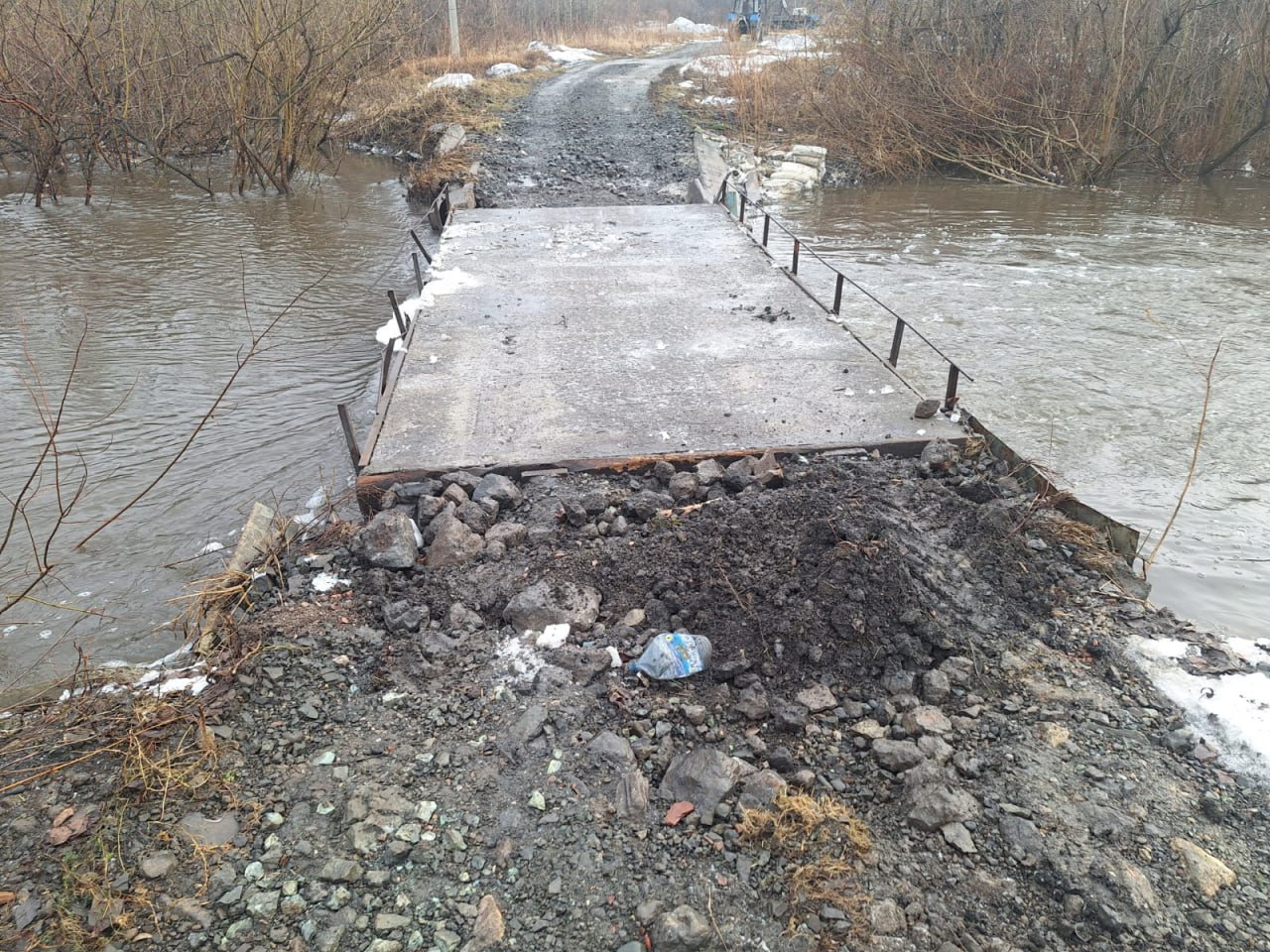 Мэр Новокузнецка: уровень реки Аба значительно снизился