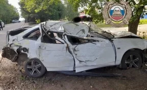 В Саратовской области подросток на машине въехал в дерево, погиб пассажир