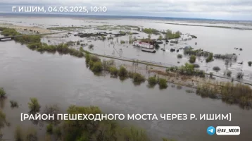 Фото: В Тюменской области уровень воды в реке Ишим за сутки поднялся на полметра 1