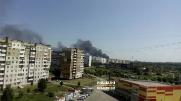 Фото: Появилось видео с места крупного пожара в Кемерове 4