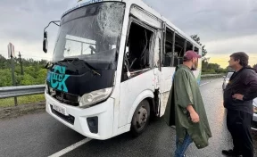 В Омской области в ДТП с автобусом пострадали 6 человек, включая 4-летнего ребёнка