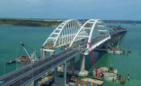 На Керченском мосту зафиксированы первые нарушения ПДД