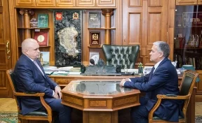 Котельная в Белогорске и золотодобыча: губернатор Кузбасса встретился с главой Тисульского района