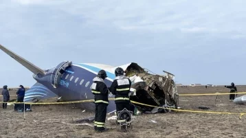Фото: При крушении самолёта Azerbaijan Airlines возле города Актау выжили 32 человека 1