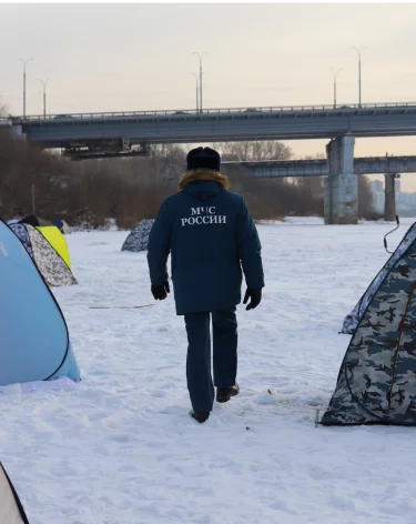 МЧС: в Кузбассе заработали две ледовые переправы
