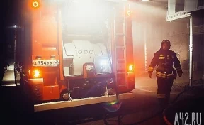 Добровольные пожарные выезжали тушить горящую баню в Кузбассе