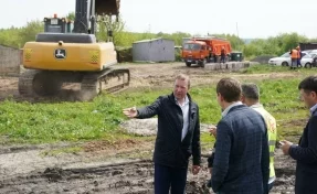 Мэр Кемерова показал ход строительства продолжения Комсомольского проспекта