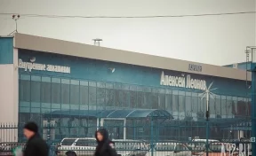 Снегопад парализовал работу аэропорта в Кемерове