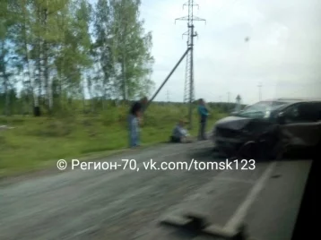 Фото: На трассе Томск — Юрга произошла страшная авария, есть пострадавшие 1