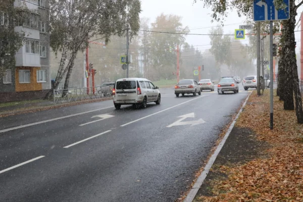В Кемерове завершился ремонт улицы Ворошилова