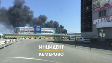 Фото: Появилось видео с места крупного пожара в Кемерове 5