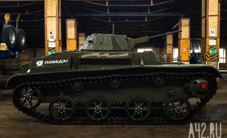 С постамента — в строй: как в Кемерове проходит подготовка военной техники ко Дню Победы