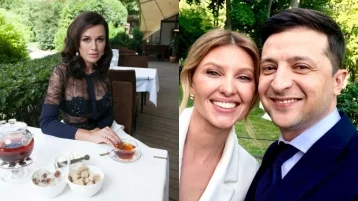 Фото: Зеленский с женой гостили у Анастасии Заворотнюк до её болезни 1
