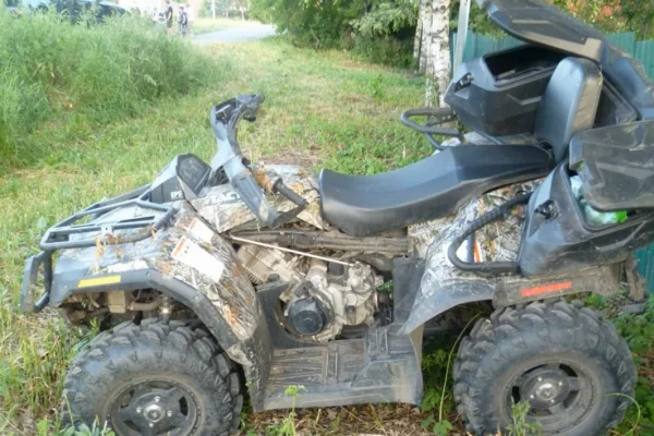 В Кузбассе два человека пострадали в ДТП с квадроциклом