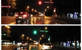 В Кемерове появилась экспериментальная подсветка светофоров