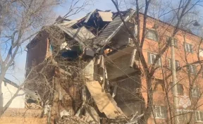 В Хакасии обрушилась часть пятиэтажного дома