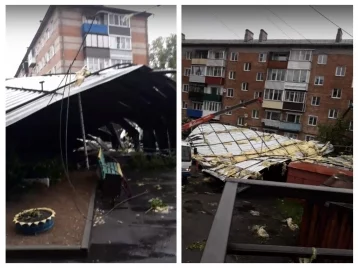 Фото: «Деревню сдуло»: в Сети публикуют видео разрушений после урагана в Кузбассе 1