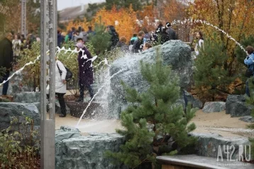 Фото: Кемеровчанин пожаловался на неработающий фонтан в Парке Ангелов: комментарий администрации 1