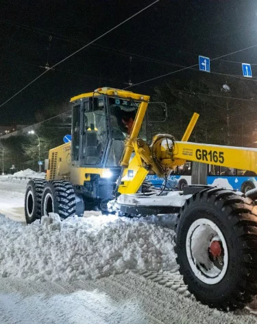 Ночью на улицы Кемерова выйдут 113 единиц снегоуборочной техники