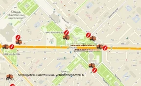 3 и 6 мая улицу Кирова в Новокузнецке перекроют на 2,5 часа